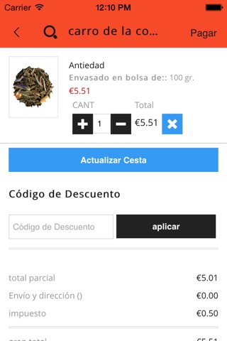 Venta de Tés e Infusiones screenshot 4