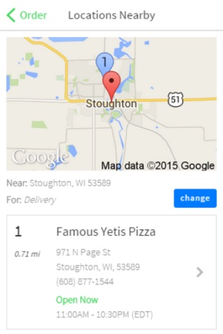 Famous Yeti's Pizza screenshot 2
