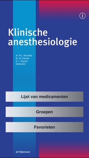 Klinische Anesthesiologie - medicatie