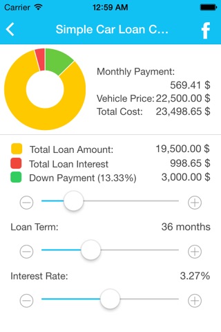 Simple Car Loan Calculator screenshot 3