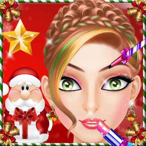 Christmas Frozen Makeup Salon icon