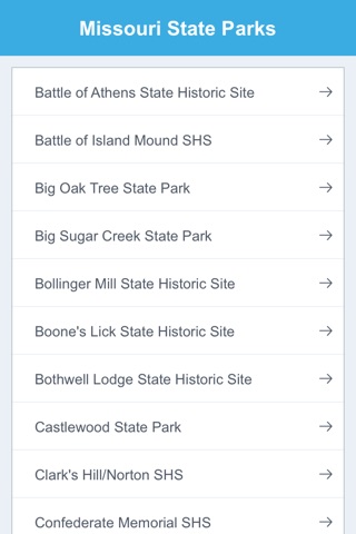 Missouri National Parks & State Parks screenshot 2
