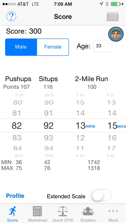 Army Fitness APFT Calculator
