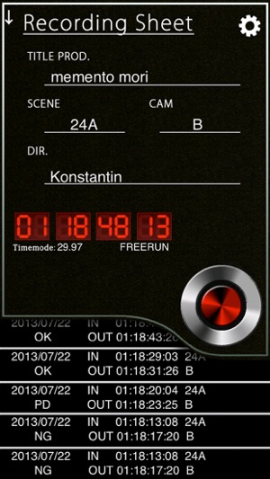 ClapperPod -DigitalSlate- Movie Clapperboard(圖3)-速報App