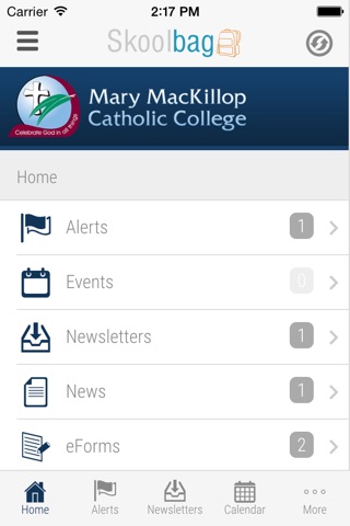 Mary MacKillop Catholic College - Skoolbag screenshot 2