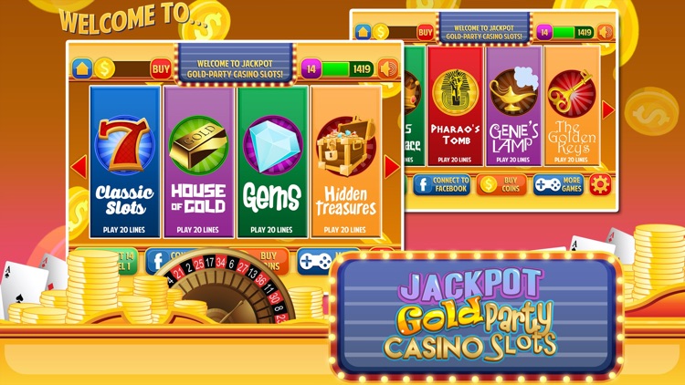 Jackpot Gold Casino Party Slots screenshot-3