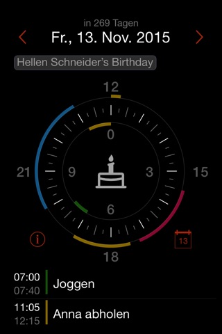 Jiffies Lite - Kalender in der Uhr screenshot 4
