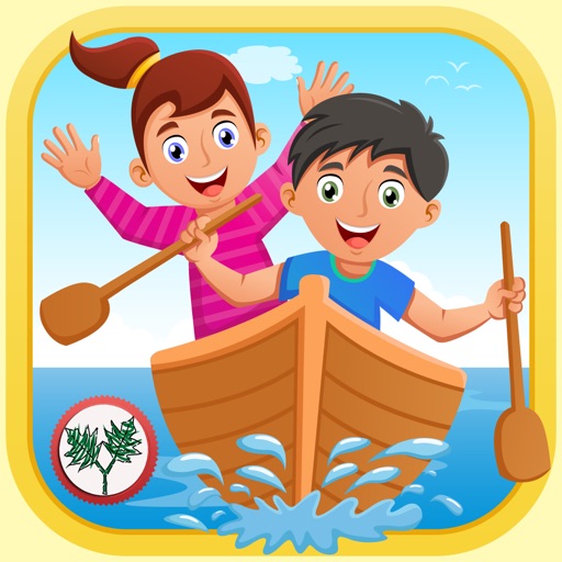 Row Your Boat- Sing along Nursery Rhyme Activity for Little Kids iOS App