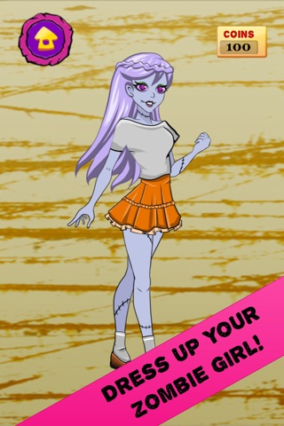 Zombie Girl Dress Up! screenshot 2