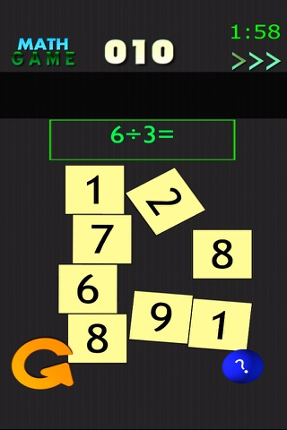 The Math Game - Division Facts screenshot 2