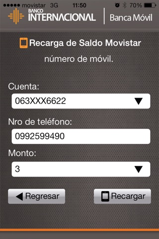 Banco Internacional Ecuador screenshot 4
