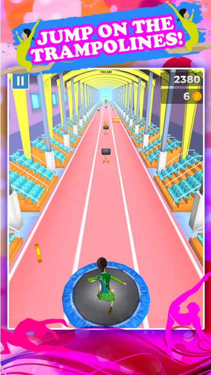 American Gymnastics Girly Girl Run Game PRO screenshot-0