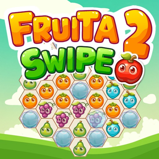 Fruita Swipe 2 - Rescue the Food: Funny Match 3 Puzzle Game App Icon
