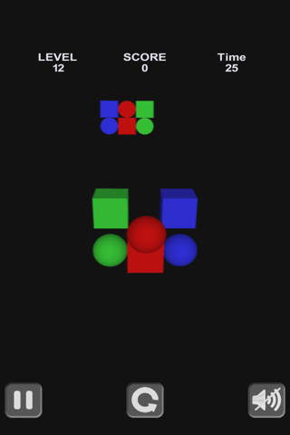 Cube & Sphere 3D screenshot 2