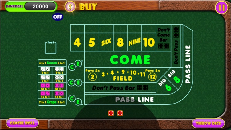 Craps Shooter App