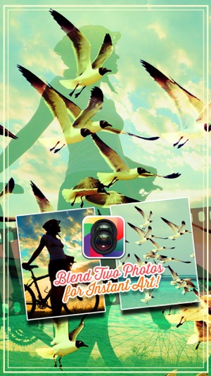 Photo mix Blender -Double exposure pic blend images frames a(圖1)-速報App