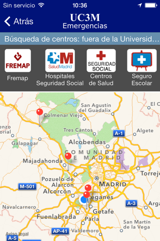 Emergencias UC3M screenshot 3