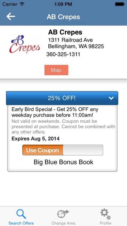 Big Blue Bonus Book Coupons screenshot-3