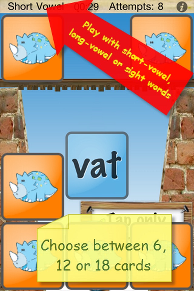 Spelling Words: Free Card Matching Game screenshot 2