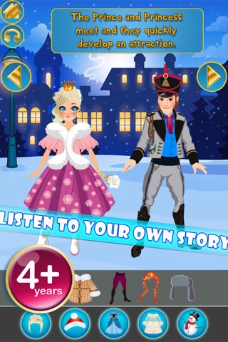 My Own Virtual World Snow Land Princess Dress Up Story Book - Advert Free App screenshot 3