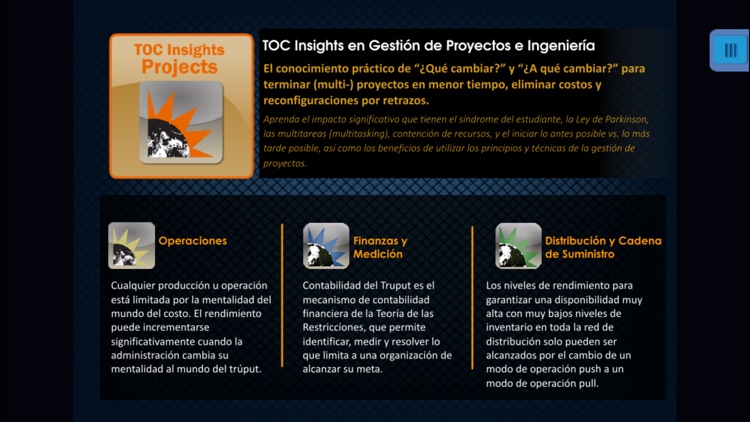 TOC Insights en Gestión de Proyectos e Ingeniería: Cadena Crítica como solución de Teoría de Restricciones desarrollada por Eliyahu M. Goldratt screenshot-4