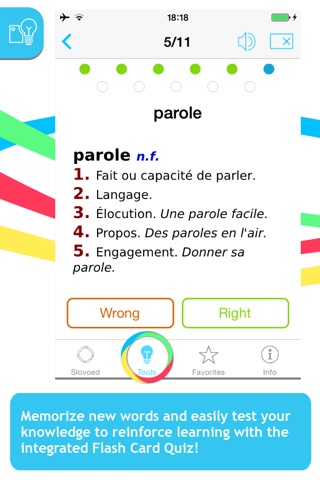 Dictionnaire Francais Slovoed Deluxe avec Audio screenshot 4