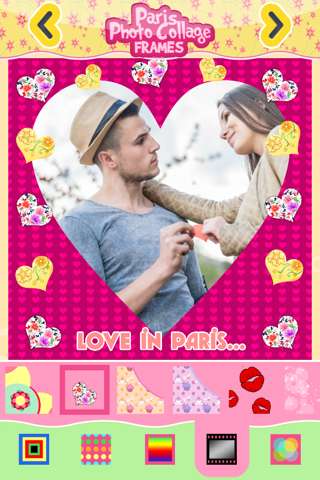 Paris Photo Collage Maker: Beautiful Pic Frames & Grids for Collages screenshot 3