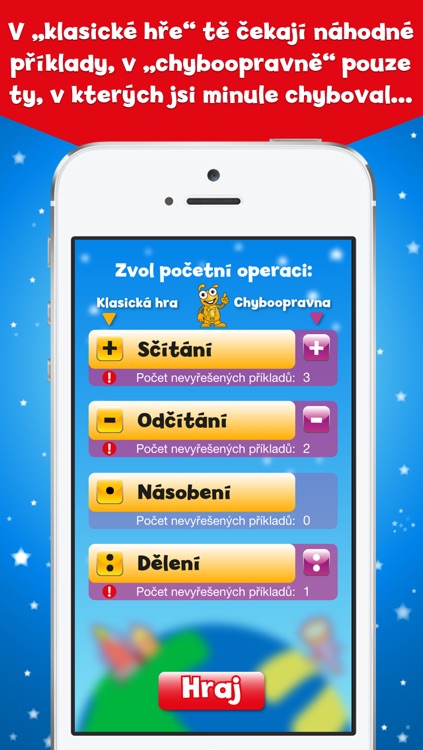 Zábavná matematika pro děti FREE: sčítání, odčítání, násobení, dělení – výuka matematiky hrou screenshot-0