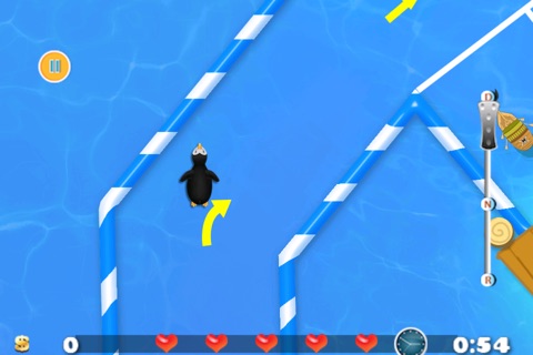 Clumsy Penguin Home Run Pro - virtual driving game screenshot 2