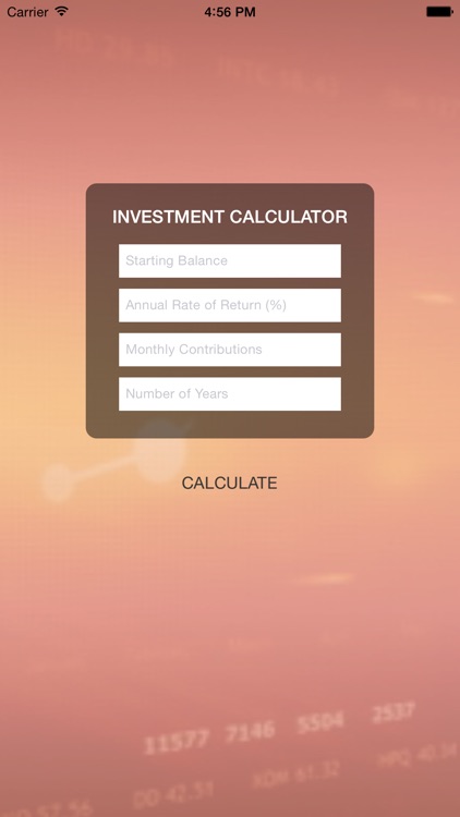 JMS Investment Calculator