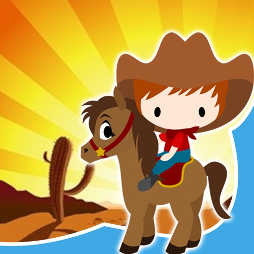 Wicked Cowboy Games for Toddlers : Sounds and Jigsaw Puzles iOS App
