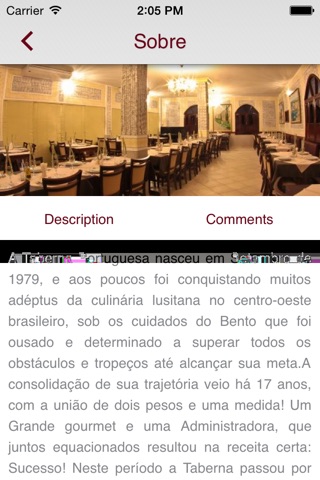 Taberna Portuguesa screenshot 2