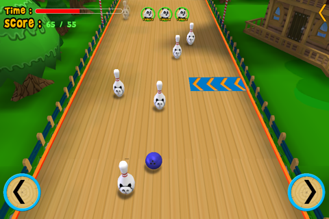 pandoux crazy bowling for kids - free game screenshot 3