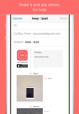 keeps - Item Tracker & Organizer screenshot 4