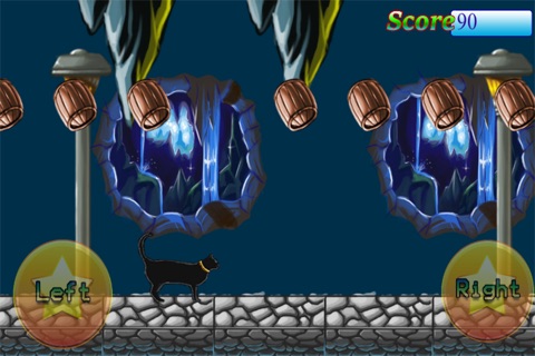 Cat Barrel Dash - Run and Avoid screenshot 4