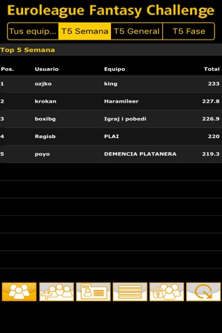 Euroleague Fantasy Challenge screenshot 2