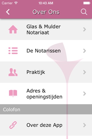 Glas & Mulder Notariaat screenshot 2