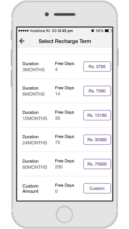 Videocon d2h Recharge screenshot-3