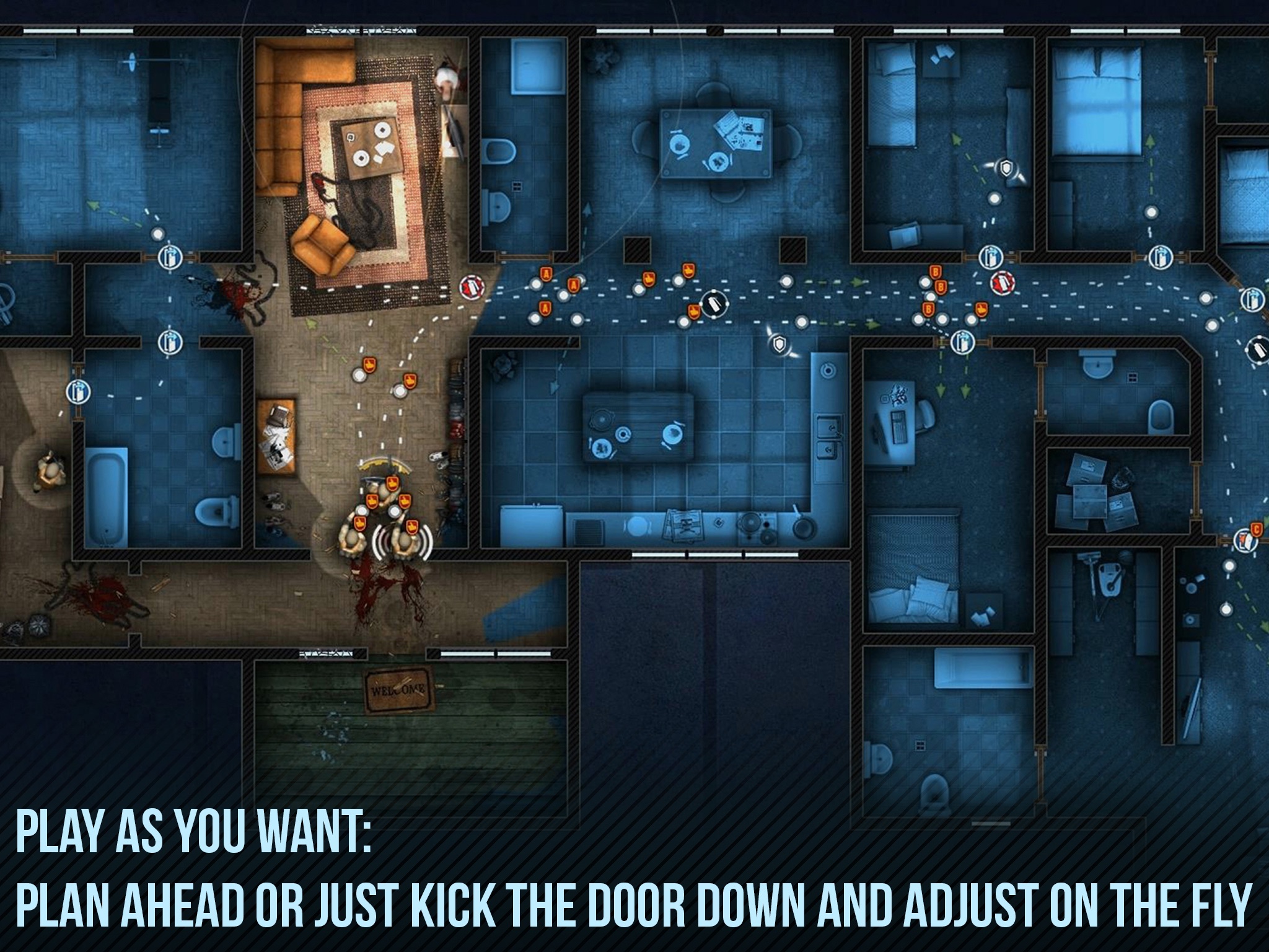 Screenshot do app Door Kickers