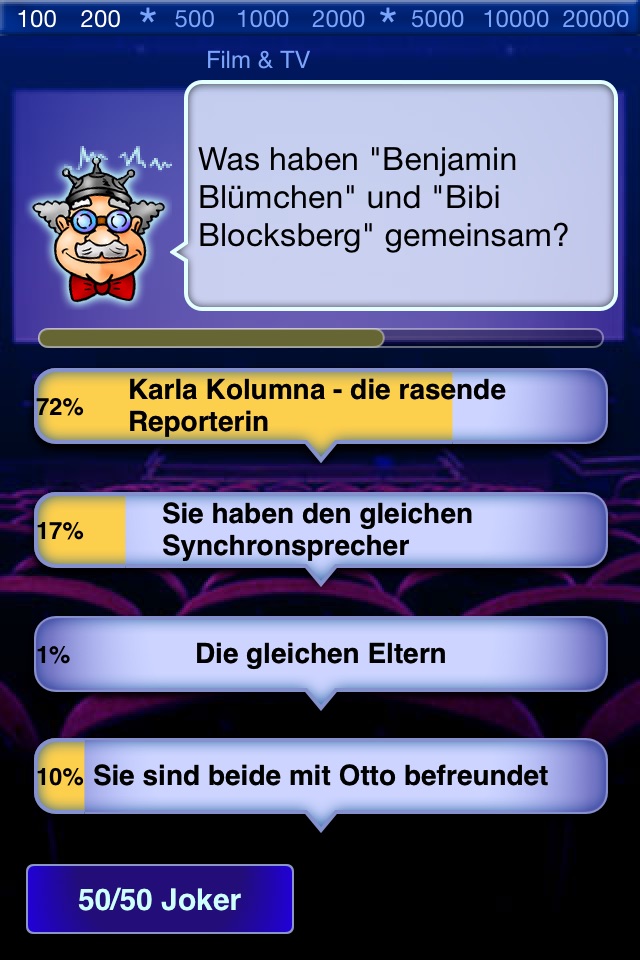 QuizDeluxe - ein deutsch-sprachiges Frage & Antwort-Spiel screenshot 3