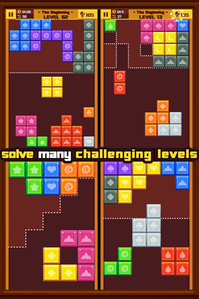 Mind Blocks - Fit Pieces & Shapes Doodle Game screenshot 2