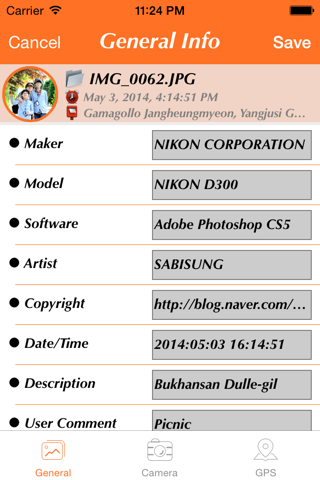 EXIF(Photo) Editor screenshot 3