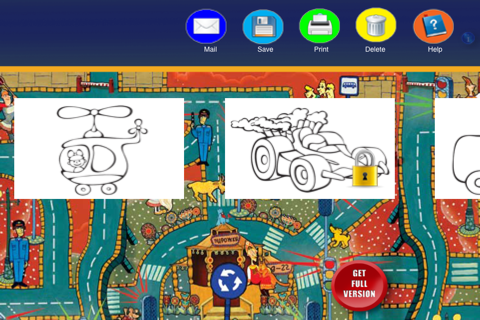 Coloring Book for kids - Transport screenshot 4