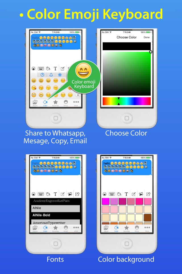 Stickers Free + Emoji Keyboard & Emoji Art screenshot 3
