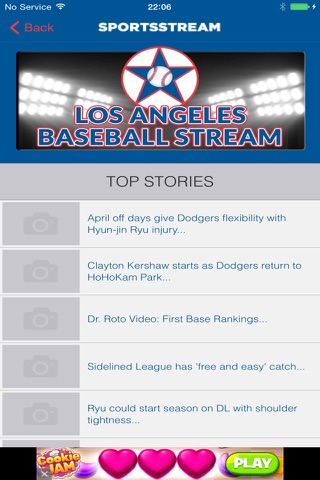 LOS ANGELES BASEBALL STREAM LAD screenshot 2