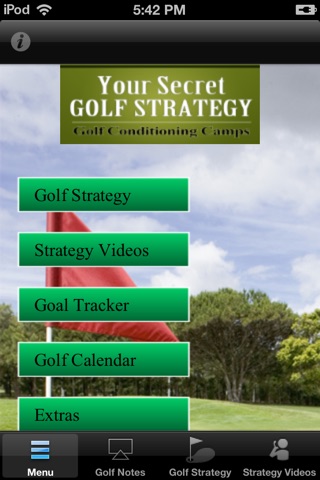 Your Secret Golf Strategy:Golf Conditioning Camps screenshot 2
