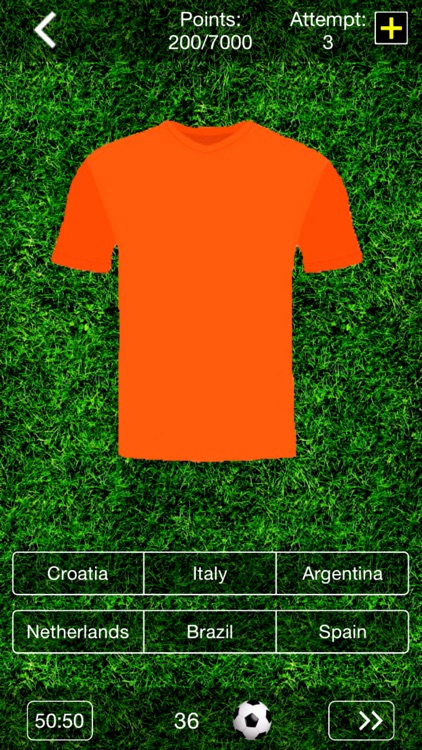 Football Team Quiz - Guess the national football team shirt !