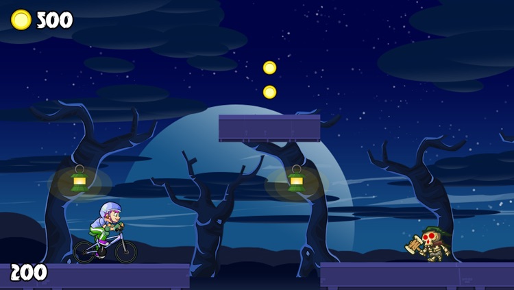 All alone on Halloween: Horror Bike Riding through the Haunted Forest screenshot-4