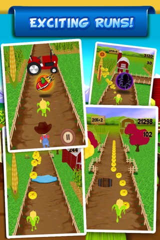 ``Baby Corn Run 3D Farm Race - Real Vegetable Endless Runner Dash Racing Free by Top Crazy Games screenshot 2