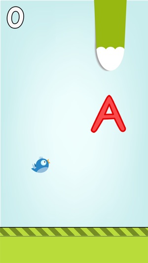 ABC Flappy Game - Learn The Alphabet Letter & Phonics Names (圖1)-速報App